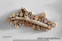 Snail Wooden Wall Decor