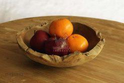 Round Wooden Bowl