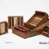 Wooden Tray Set Of 6 100x100