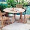 Collection Wooden Cadiz Dining Set 100x100