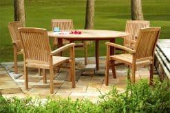 Collection Wooden New Java Dining Set