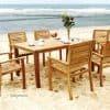 Collection Wooden Praha Dining Set 100x100