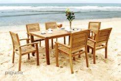 Collection Wooden Praha Dining Set