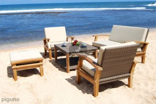 Wooden Venice Living Set Collection