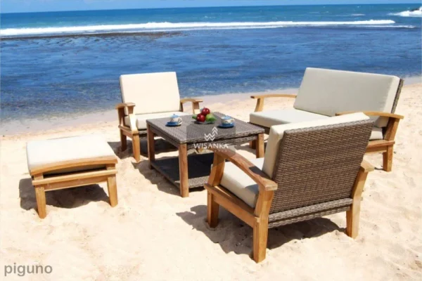 Wooden Venice Living Set Collection