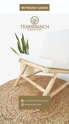 Launching Furniture 2021 Teak Branch Furniture
