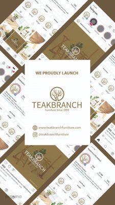 Launching Furniture 2021 Teak Branch Furniture With Instagram